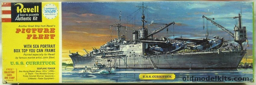 Revell 1/424 USS Currituck Seaplane Tender - Picture Fleet / 50 Years Of Naval Aviation Issue, H386-169 plastic model kit